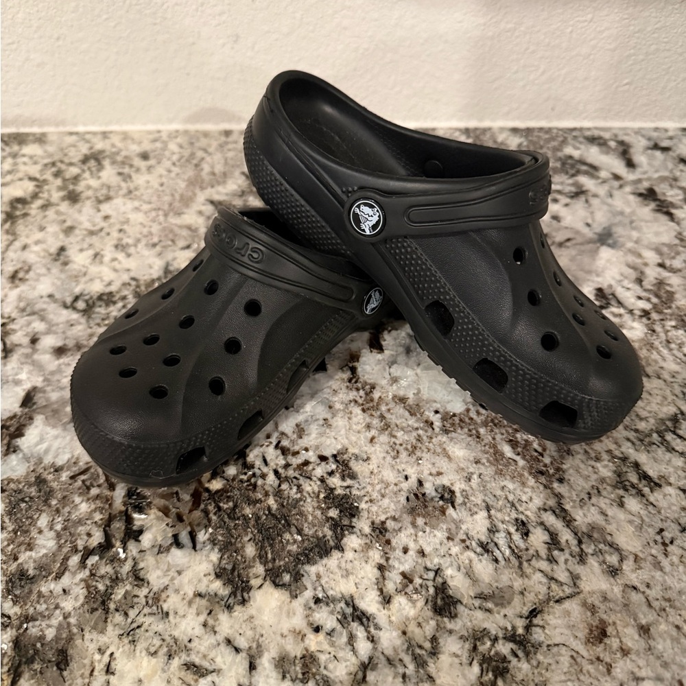 Kids Black Crocs